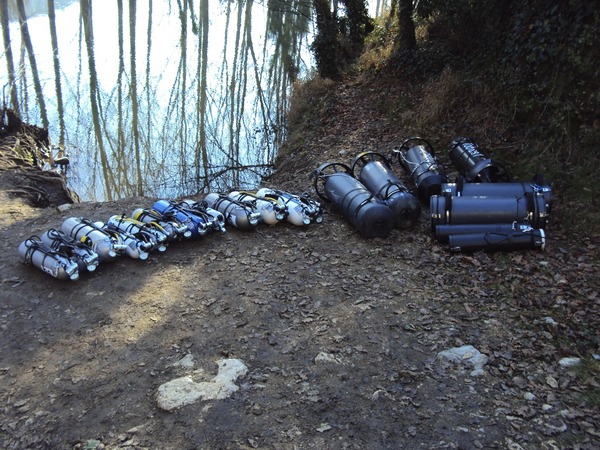 Nachtlager in der Biwakhalle (Ressel) 2011
